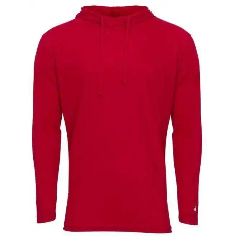 Badger Sport 2905 Tri-Blend Surplice Youth Hoodie – Red