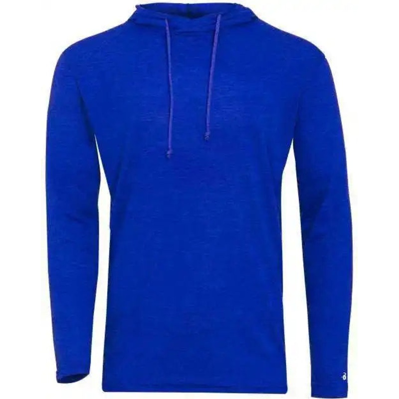 Badger Sport 2905 Tri-Blend Surplice Youth Hoodie – Royal Heather