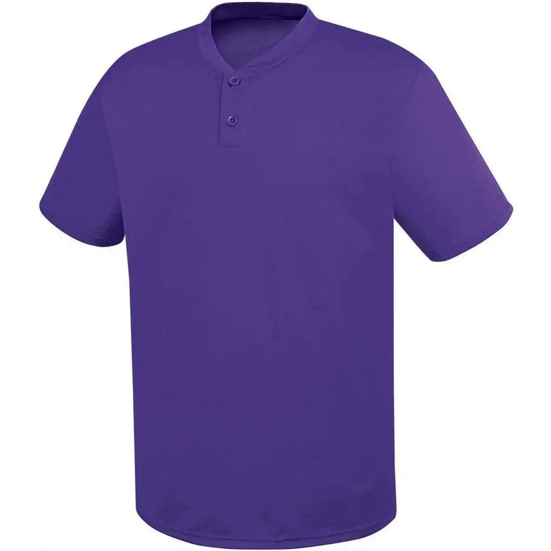 High Five 312060 Two Button Essortex Jersey Adult  – Purple