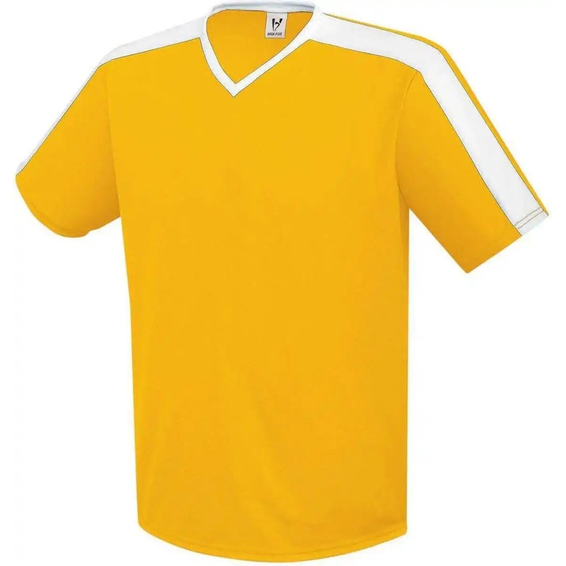 High Five 322731 Genesis Jersey Youth  – Athletic Gold White