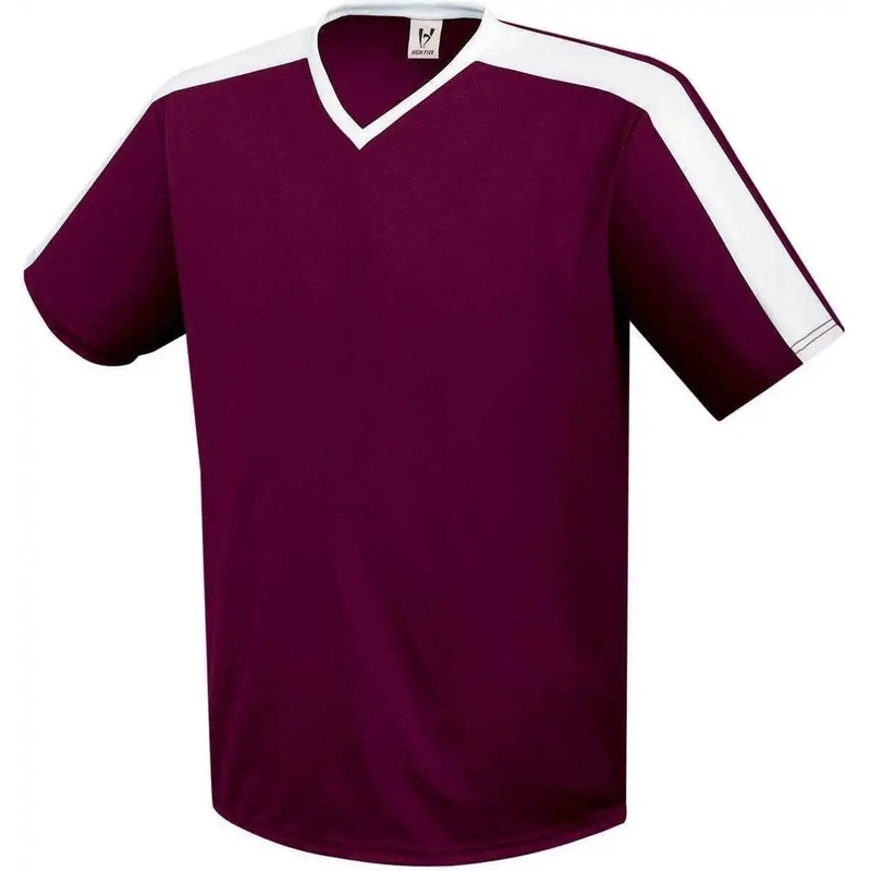 High Five 322731 Genesis Jersey Youth  – Maroon White