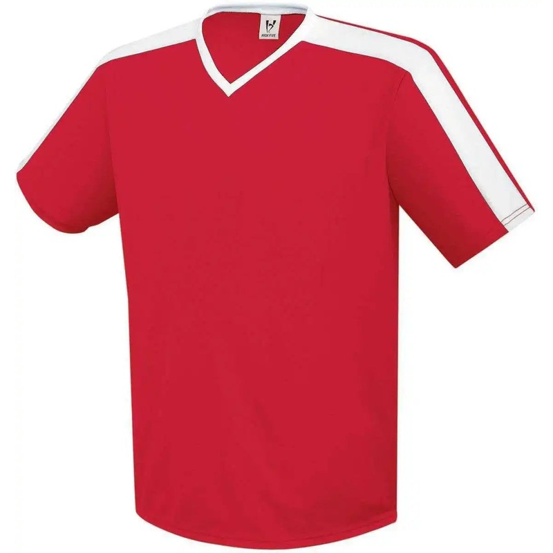 High Five 322731 Genesis Jersey Youth  – Scarlet White