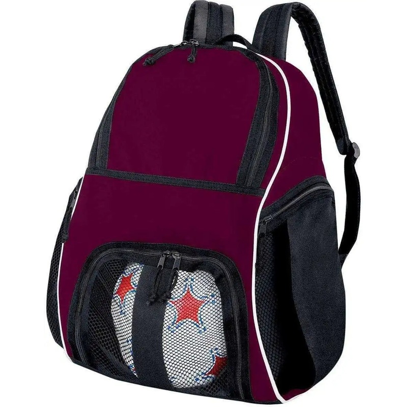 High Five 327850 Backpack  – Maroon Black White