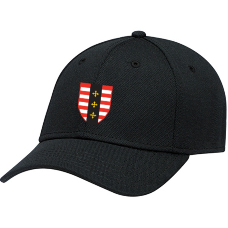 LYCE CLAUDEL CASQUETTE NOIRE  VELCRO AVEC LOGO