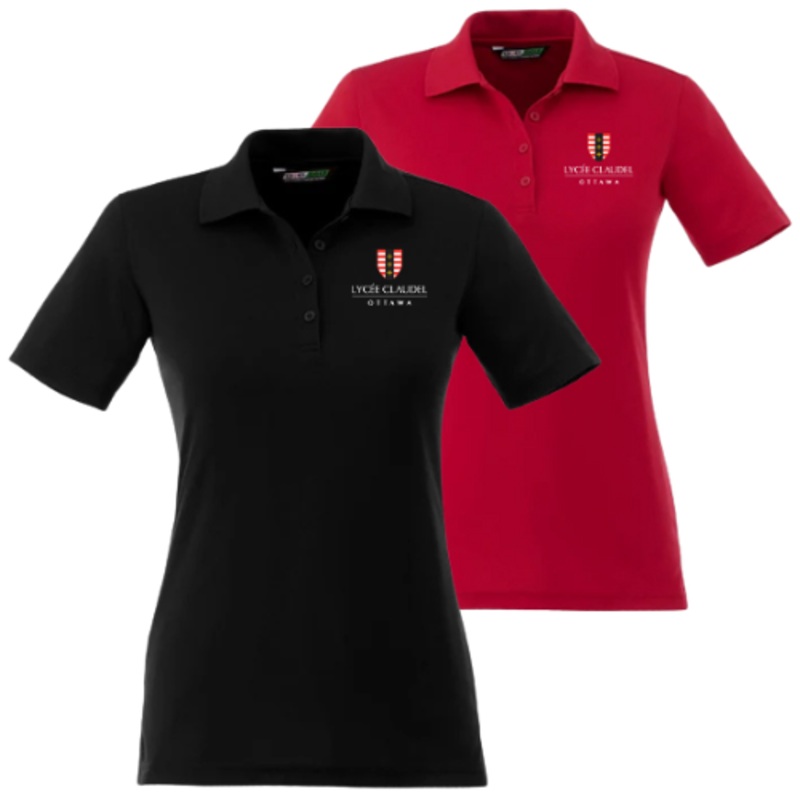 LYCE CLAUDEL POLOS FEMME AVEC LOGO BROD