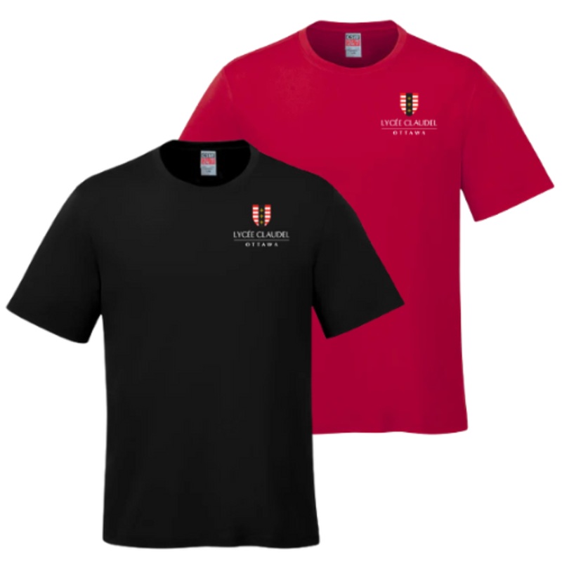 LYCE CLAUDEL TSHIRT DRYFIT  MANCHE COURTES