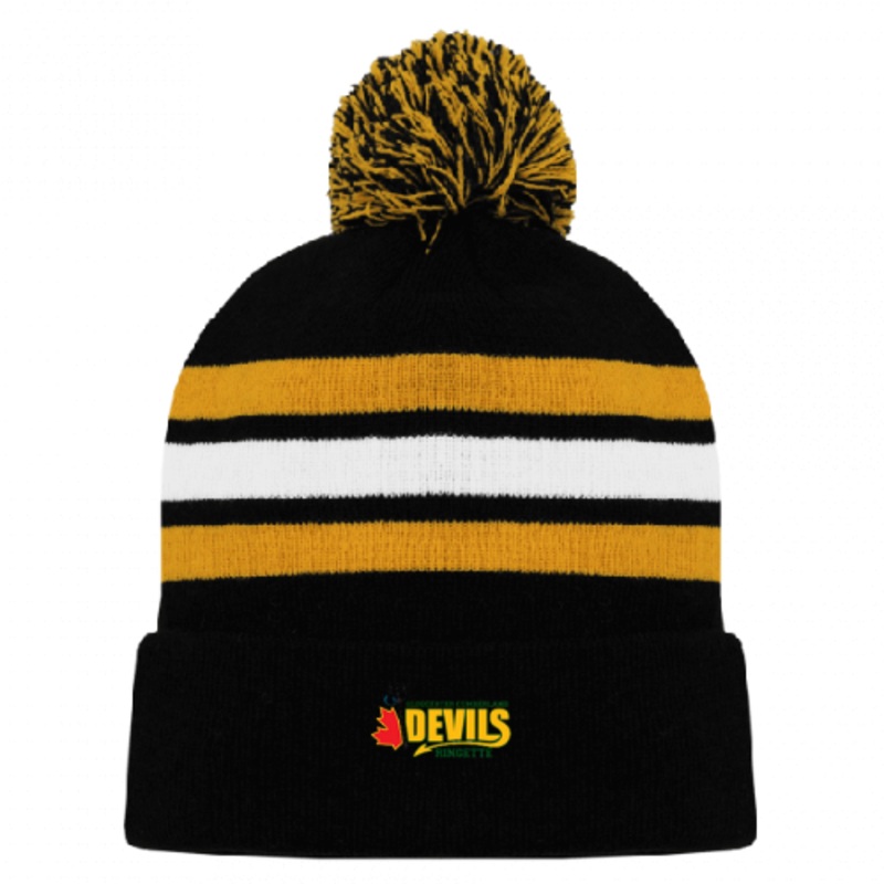 GC DEVILS AK POM POM TOQUE WITH EMBROIDERED LOGO