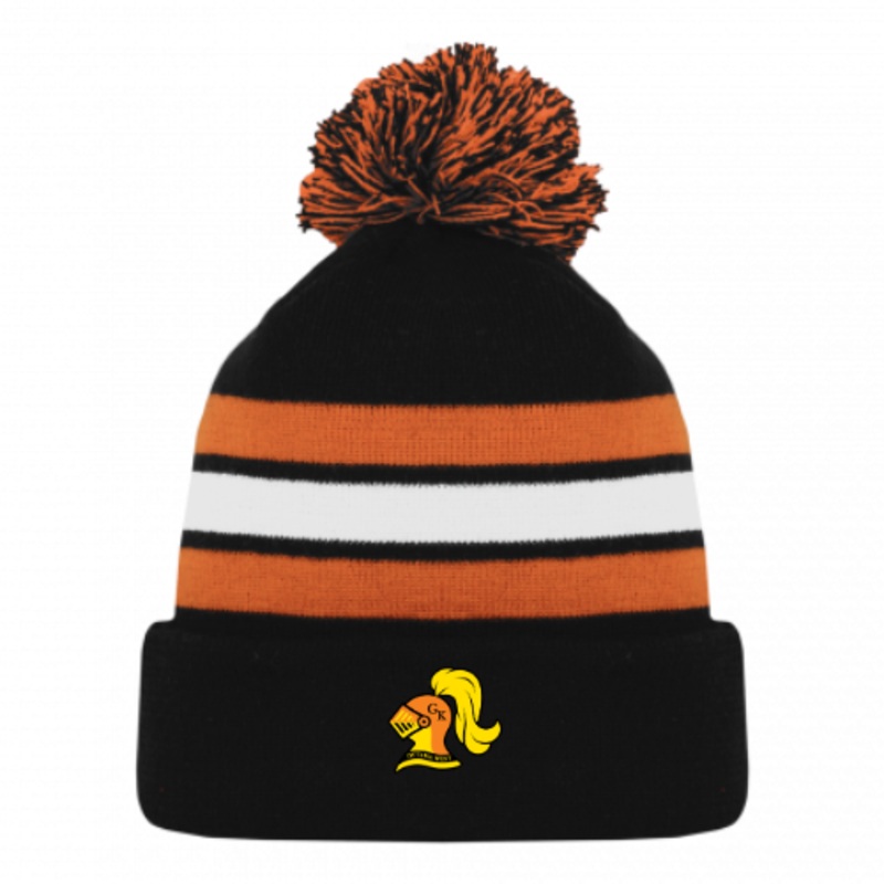GOLDEN KNIGHTS AK POM POM HAT|Black|ADULT – ONE SIZE|YOUTH – ONE SIZE