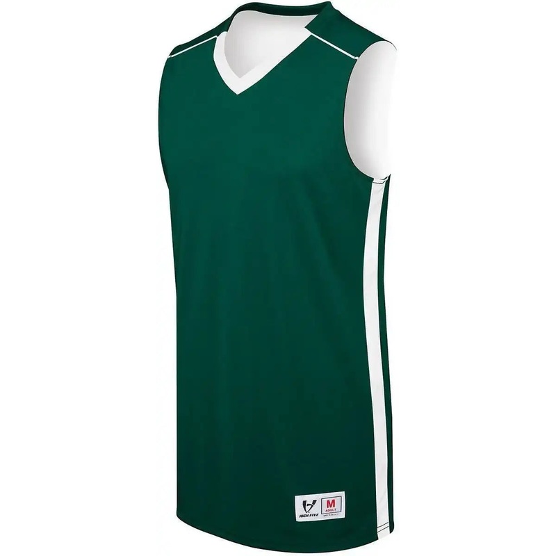 High Five 332401 Youth Competition Jersey  – Forest White