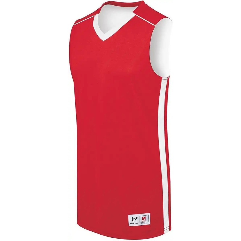 High Five 332401 Youth Competition Jersey  – Scarlet White
