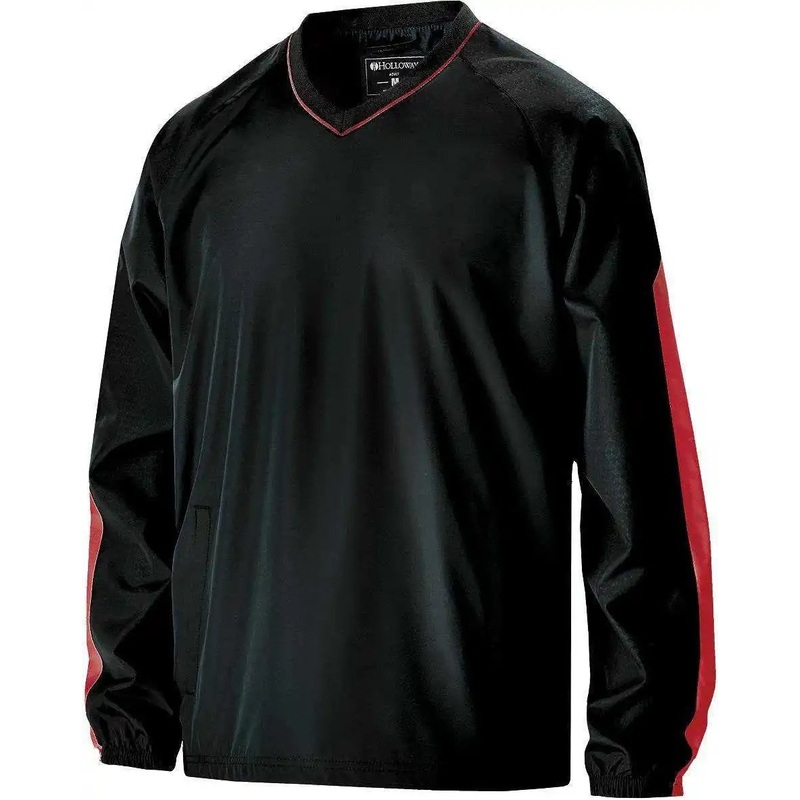 Holloway 229019 Bionic Windshirt – Black Scarlet