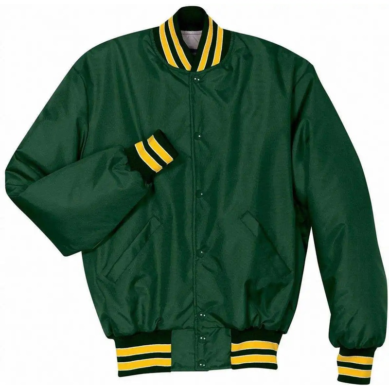 Holloway 229140 Heritage Jacket – Dark Green Light Gold White