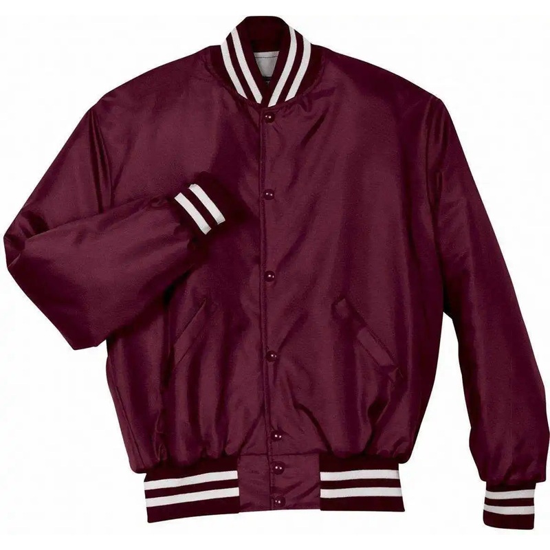 Holloway 229140 Heritage Jacket – Maroon White
