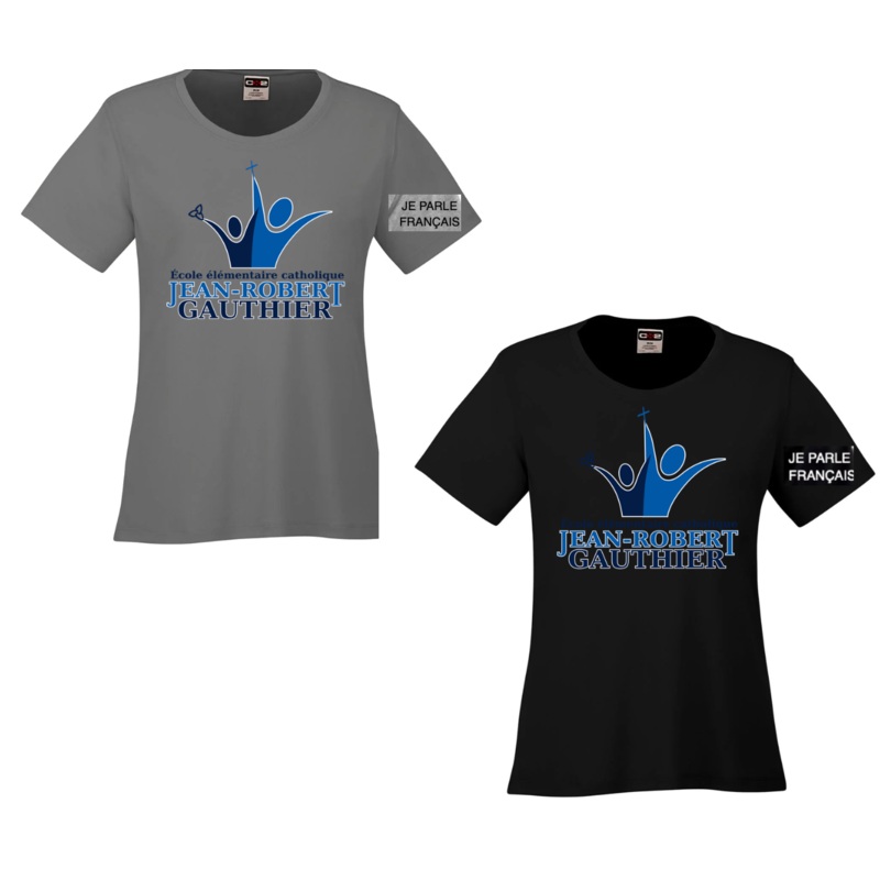 JEAN-ROBERT GAUTHIER LADIES COAST DRYFIT SHORT SLEEVE SHIRT WITH FULL FRONT PRESS