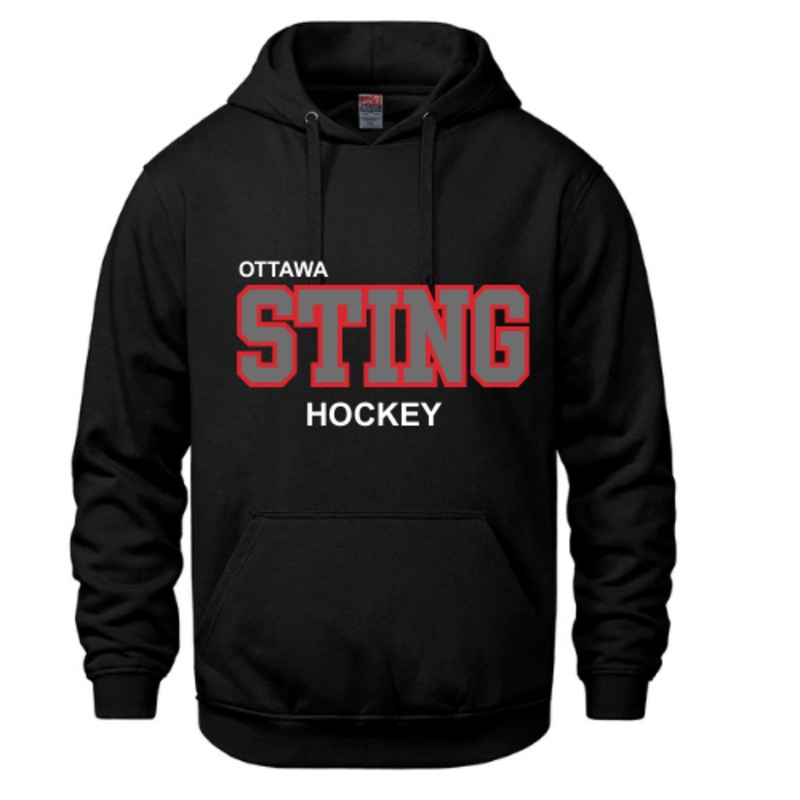 OTTAWA STING HOCKEY VAULT HOODIE WITH MIDNIGHT SERIES TWILL APPLIQUE
