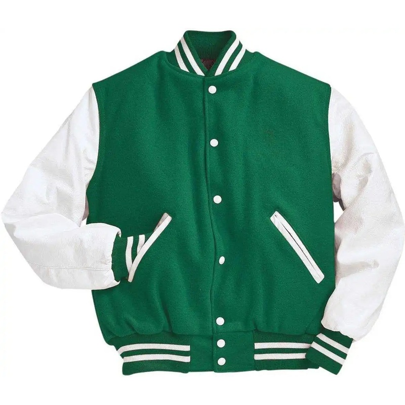 Holloway 224183 Varsity (Wool, Leather Sleeves) – Kelly Wh