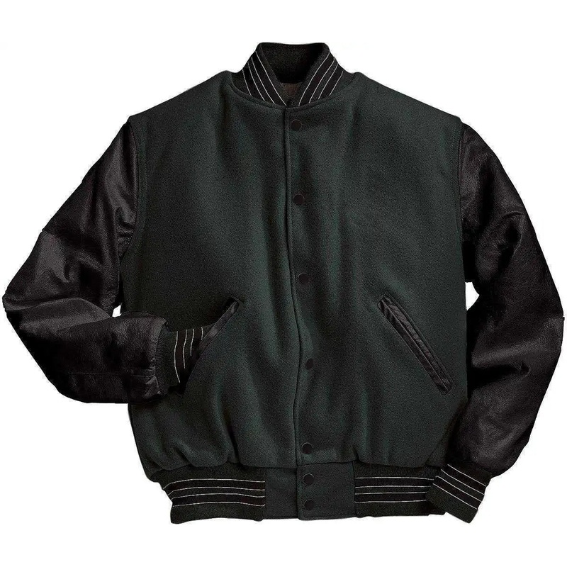Holloway 224183 Varsity (Wool, Leather Sleeves) – Myrtle Bk Wh