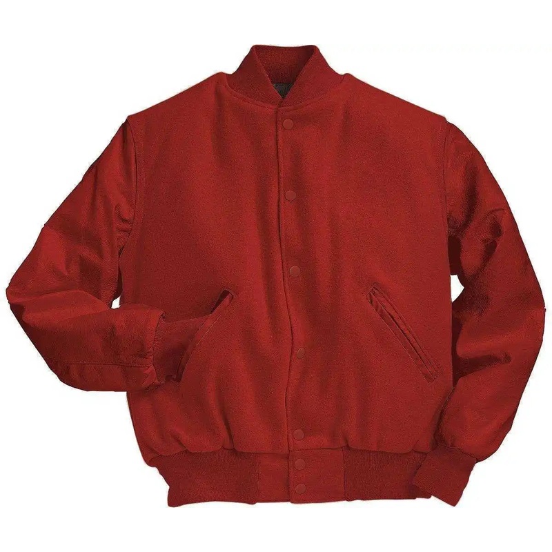 Holloway 224183 Varsity (Wool, Leather Sleeves) – Scarlet