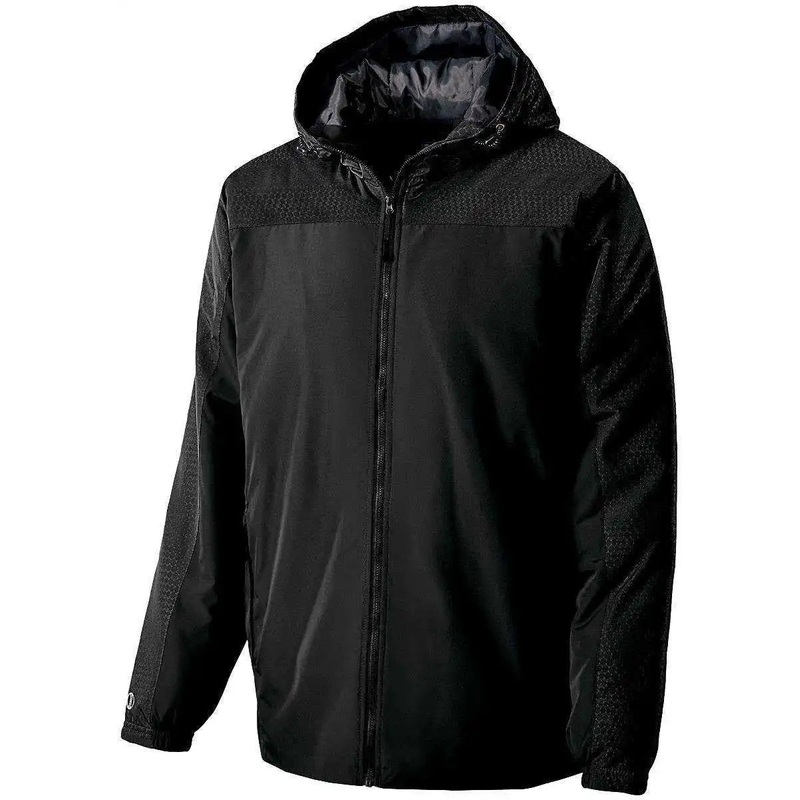 Holloway 229217 Youth Bionic Hooded Jacket – Black Carbon