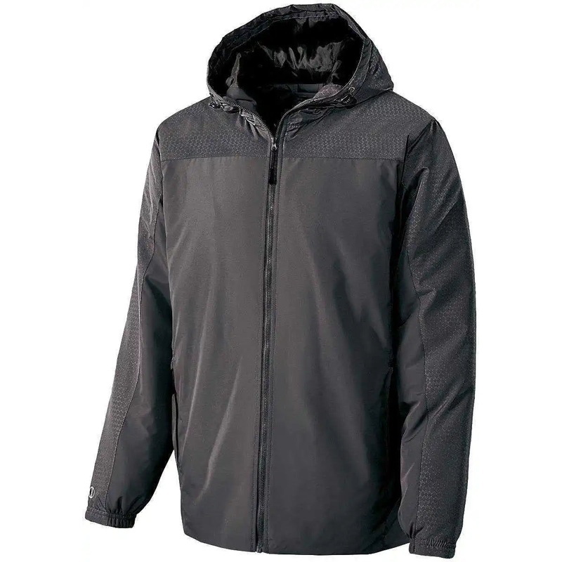 Holloway 229217 Youth Bionic Hooded Jacket – Carbon Black