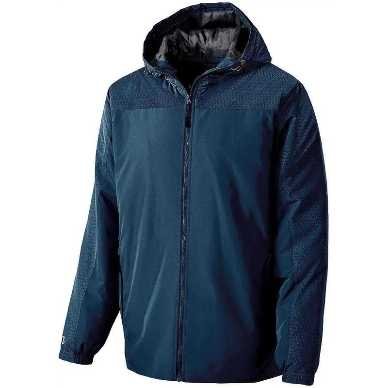 Holloway 229217 Youth Bionic Hooded Jacket – Navy Carbon