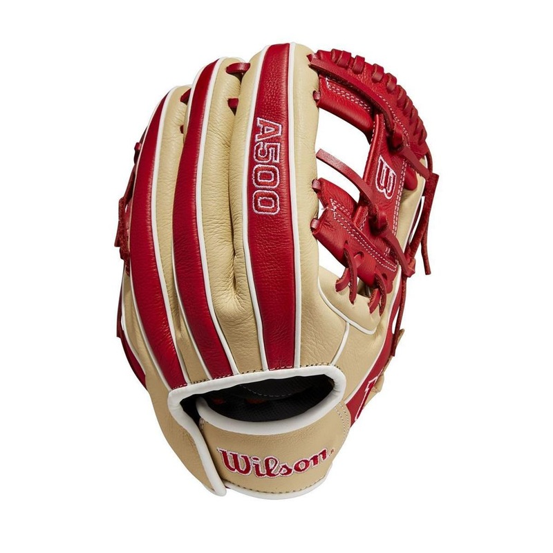 Wilson A500 H-Web Blonde/Red 11