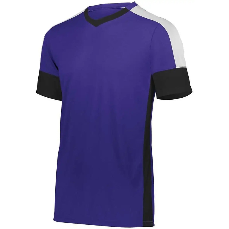 High Five 322930 Wembley Soccer Jersey – Purple Black White