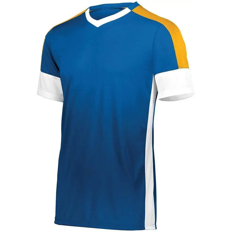 High Five 322930 Wembley Soccer Jersey – Royal White Athletic Gold