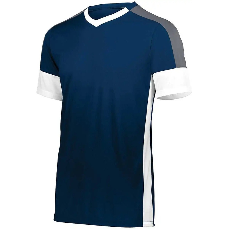High Five 322931 Youth Wembley Soccer Jersey – Navy White Graphite