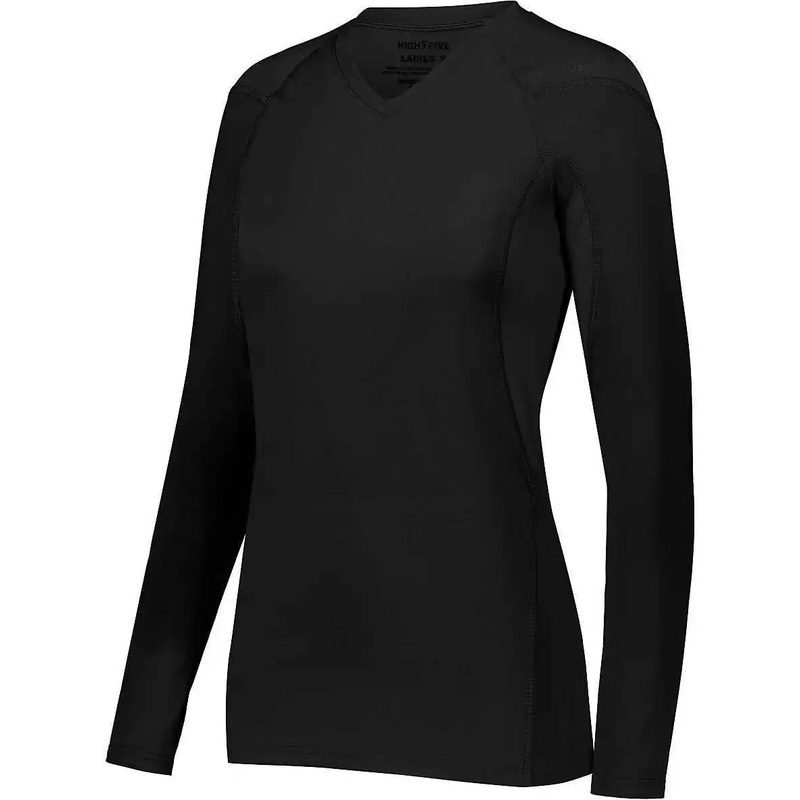 High Five 342212 Ladies Truhit Long Sleeve Jersey – Black