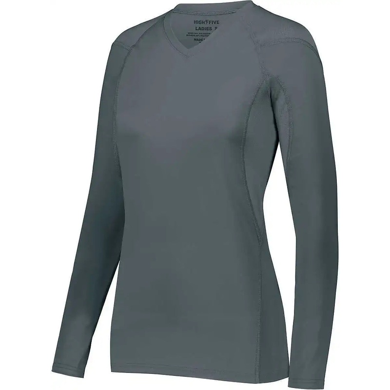 High Five 342212 Ladies Truhit Long Sleeve Jersey – Graphite