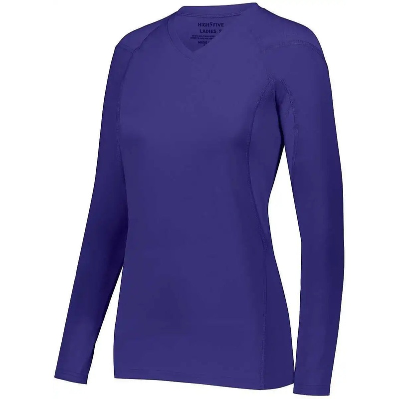 High Five 342212 Ladies Truhit Long Sleeve Jersey – Purple (Hlw)