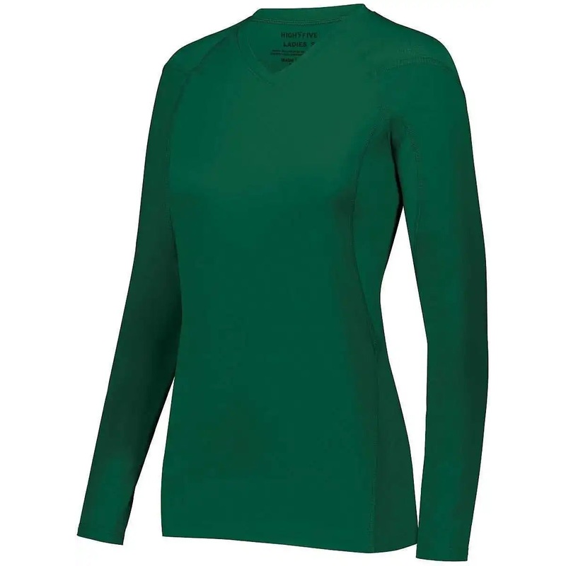 High Five 342213 Girls Truhit Long Sleeve Jersey – Forest