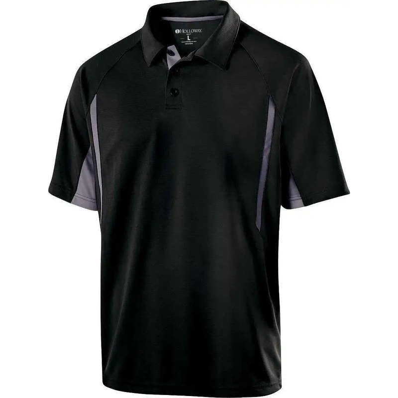 Holloway 222530 Avenger Polo Short Sleeve – Black Graphite