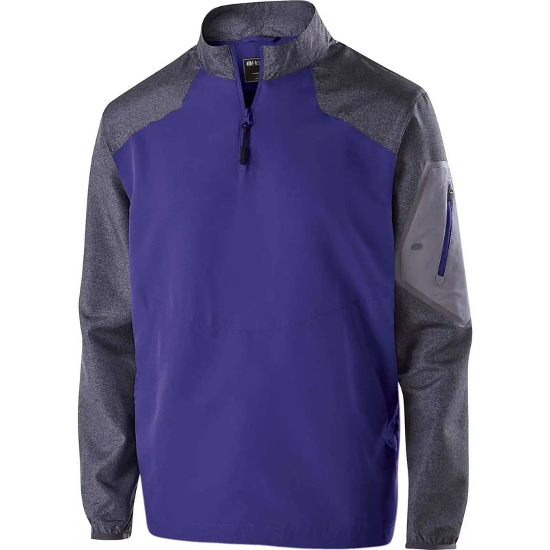 Holloway 229155 Raider Pullover – Carbon Print Purple