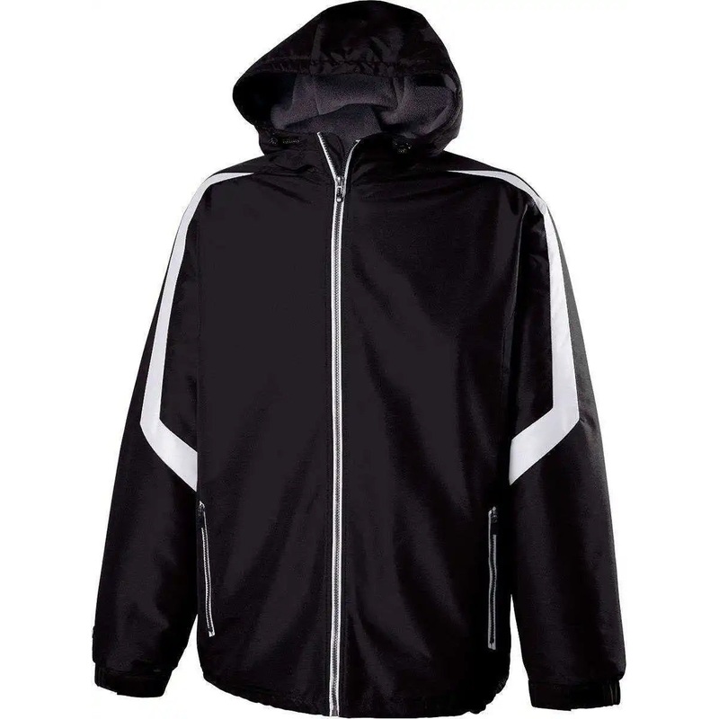 Holloway 229259 Youth Charger Jacket – Black White