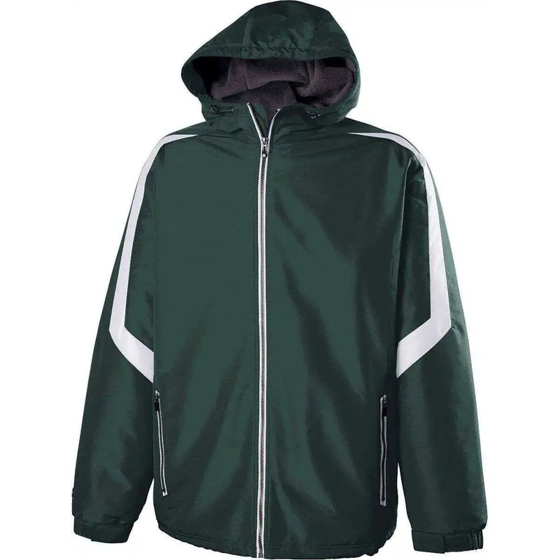 Holloway 229259 Youth Charger Jacket – Dark Green White