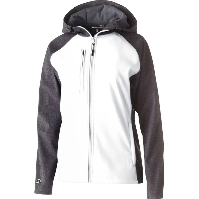 Holloway 229357 Ladies’ Raider Softshell Jacket – Carbon Print White