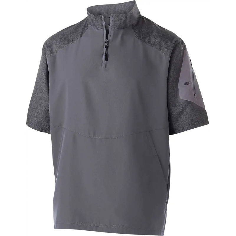 Holloway 229545 Raider Pullover Short Sleeve – Carbon Print Graphite
