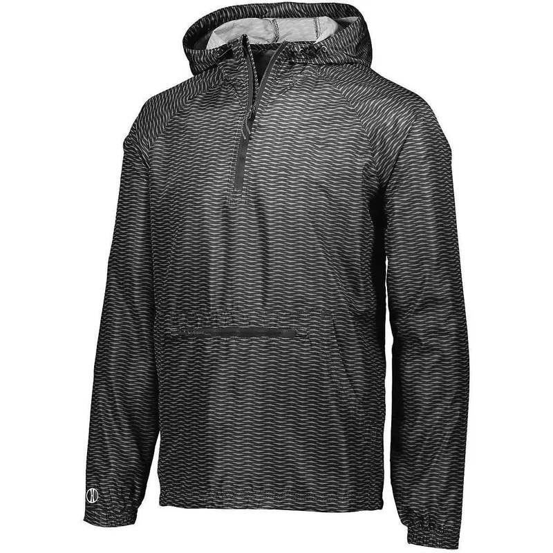 Holloway 229654 Youth Range Packable Pullover – Black