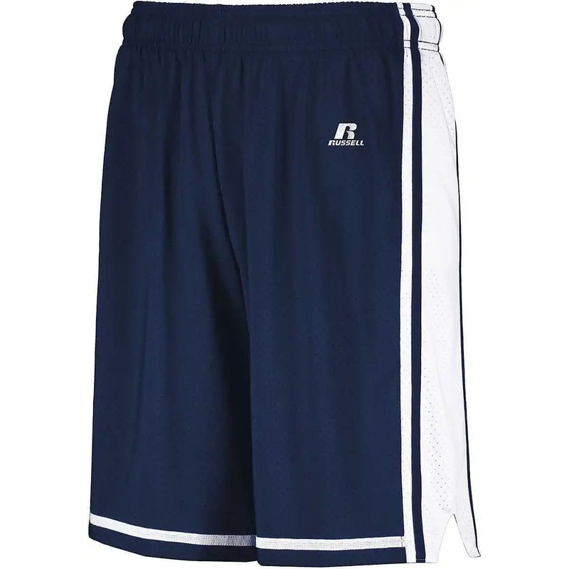 Russell 4B2VTB Youth Legacy Basketball Shorts – Navy White