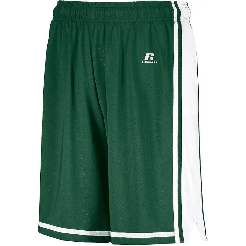 Russell 4B2VTM Legacy Basketball Shorts – Dark Green White
