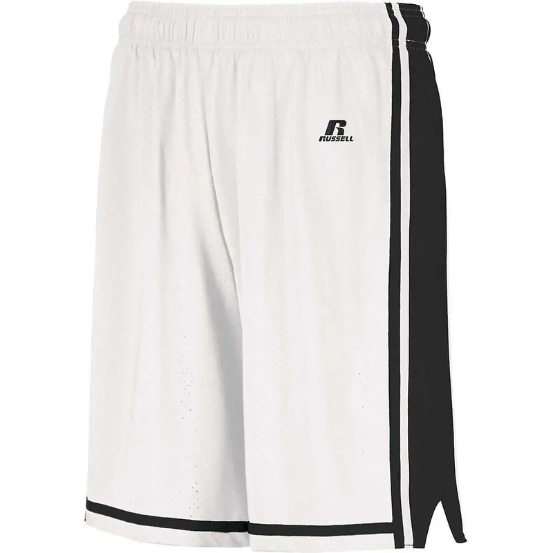 Russell 4B2VTM Legacy Basketball Shorts – White Black