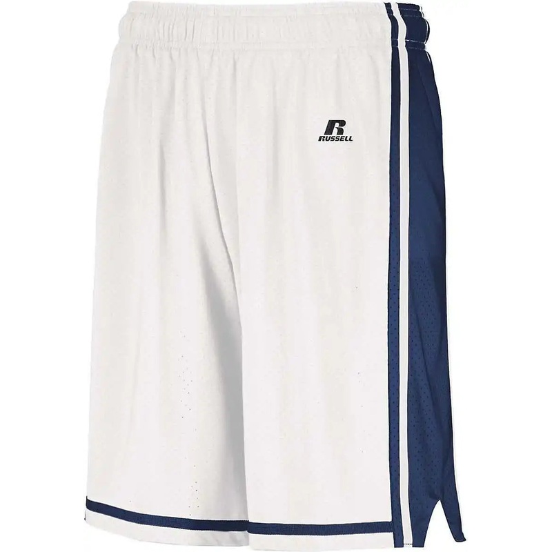 Russell 4B2VTM Legacy Basketball Shorts – White Navy