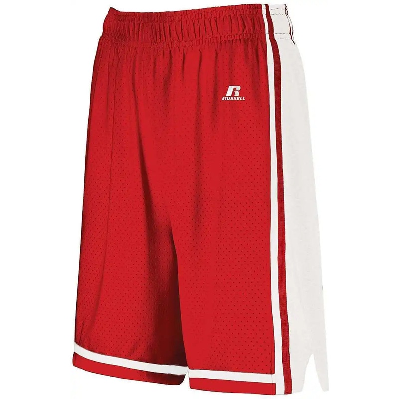 Russell 4B2VTX Ladies Legacy Basketball Shorts – True Red White