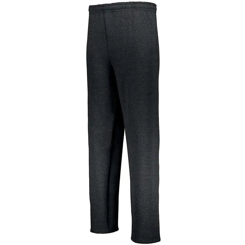 Russell 596HBM Dri-Power  Open Bottom Pocket Sweatpants – Black