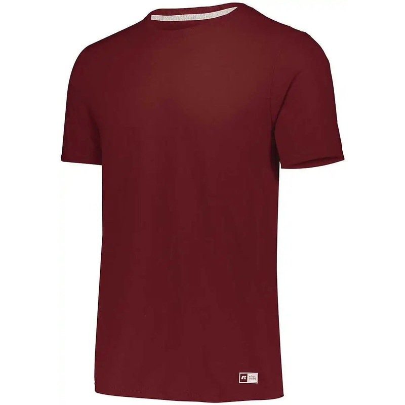 Russell 64STTM Essential Tee – Cardinal