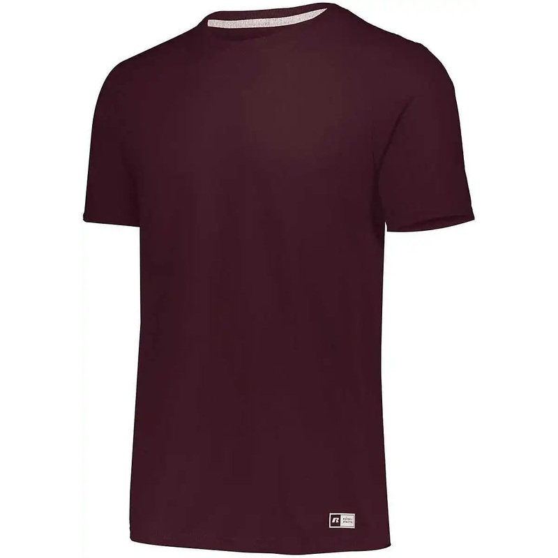 Russell 64STTM Essential Tee – Maroon