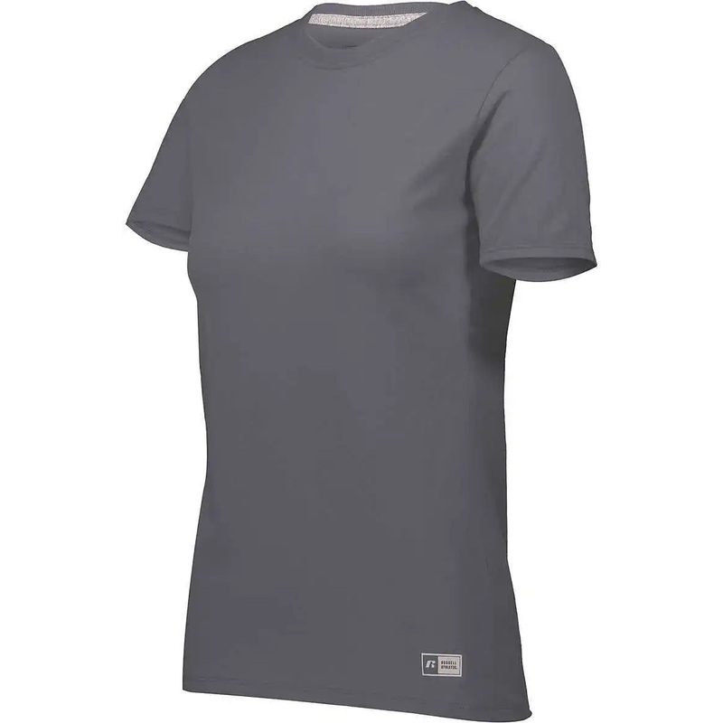 Russell 64STTX Ladies Essential Tee – Black Heather