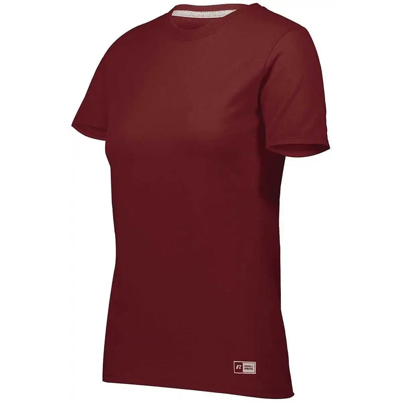Russell 64STTX Ladies Essential Tee – Cardinal